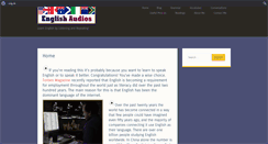 Desktop Screenshot of englishaudios.com
